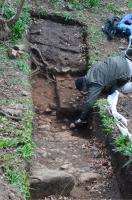 Trench 3 - looking SE during excavation - click for full size image Trench 3 - looking SE during excavation - click for full size image