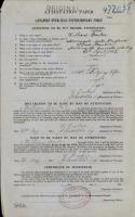 F. W. Barker Attestation - click for full size image F. W. Barker Attestation - click for full size image