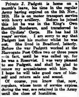 Harrogate Advertiser 21st February 1917 - click for full size image Harrogate Advertiser 21st February 1917 - click for full size image