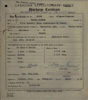 Benson Barker's Papers 1919 - click for full size image Benson Barker's Papers 1919 - click for full size image