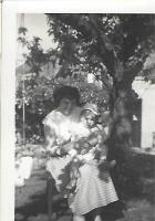 Mary Watson (auntie) in Beer Garden with John Shuffe - click for full size image